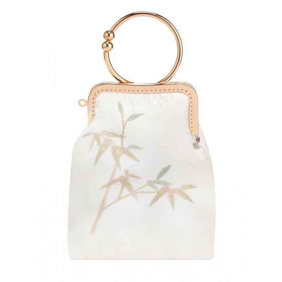  Embroidered Flower Ladies Clutch