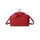 Bow Woven Textured Clutch Crossbody Bag